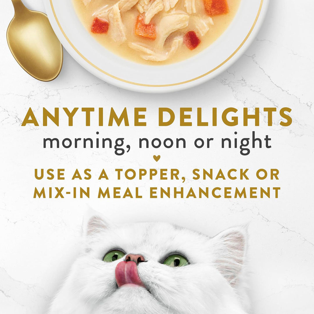 Fancy Feast Creamy Broths with Chicken & Vegetable 16 ct