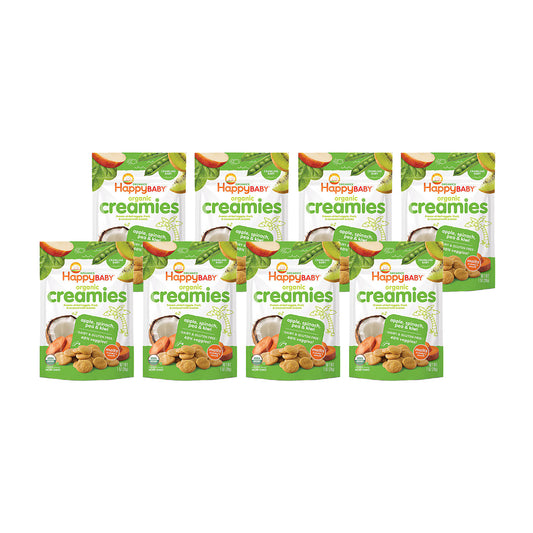 HappyBaby Organic Creamies 4 oz (SOLD BY CASE) 8 / Carton, Best By 12/18/2025