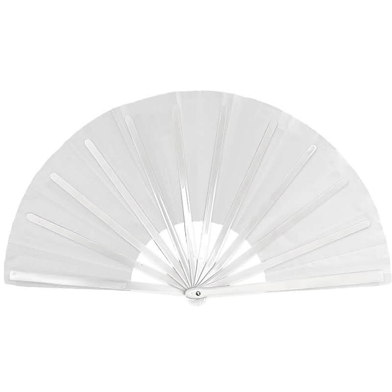 Sublimation Folding Fan 12 White Plastic Ribs