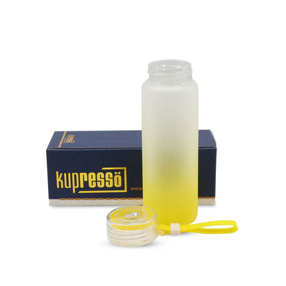 17 oz Kupresso Premium Sublimation Blank Glass Water Bottle Tumbler (ONLINE ONLY)