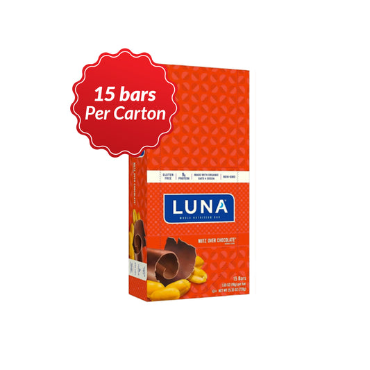 LUNA - Nutz Over Chocolate Flavor 1.69oz  (SOLD BY CASE) 15 / Case