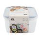 Edge Lock Tops 10 Piece Square Food Storage Containers