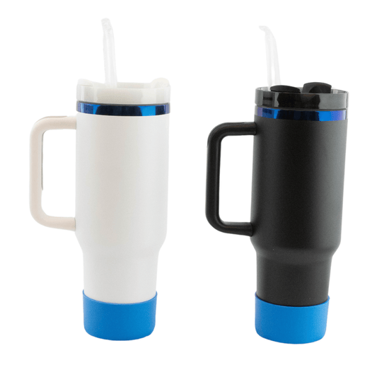 Laser Etch Tumbler Blue Ring 40oz