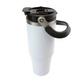30oz Sublimation White Double Way Lid Tumbler