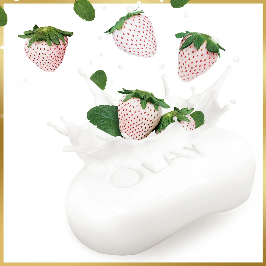 Olay Fresh White Strawberry & Mint Beauty Bar, 8 Ct (SOLD BY CASE) 4 / Carton