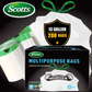 Scotts Muti Purpose Trash Bags 13 Gallon (200 bags) Mega Flex With Drawstring Lemon Mint Scent