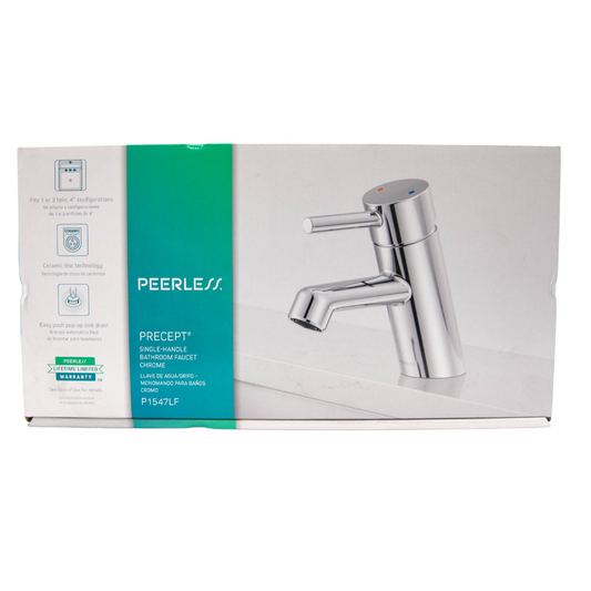 Peerless Precept Single Handle Chrome Bathroom Faucet P1547LF