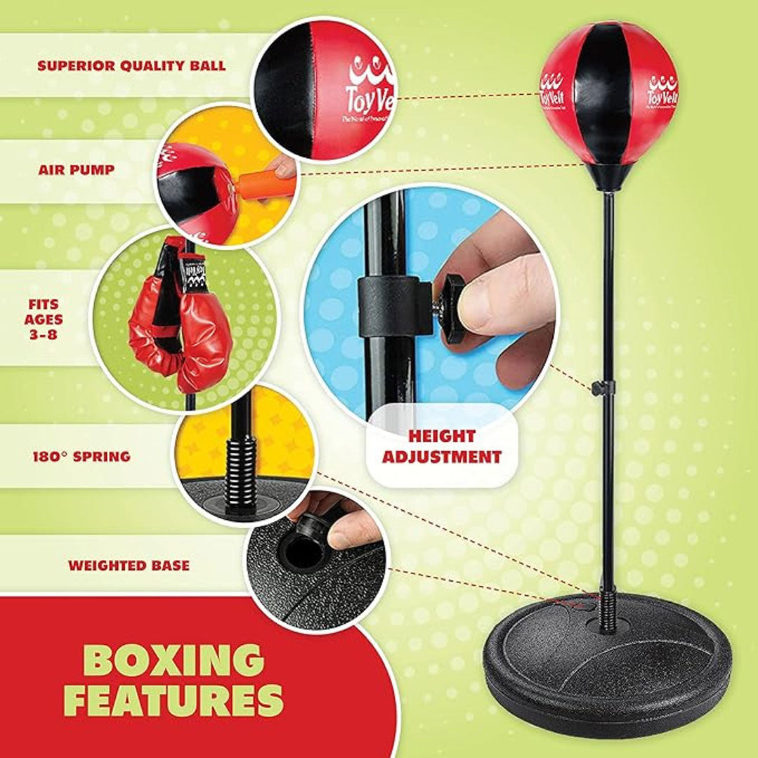 ToyVelt Punching Bag Set for Kids