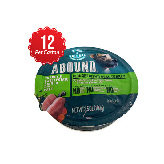 Abound Dog Food Turkey & Sweet Potato Dinner (SOLD BY CASE) 12 / Carton
