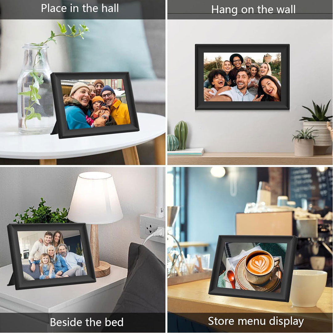 Aimor 10.1 Inch WiFi Digital Picture Frame with storage & app