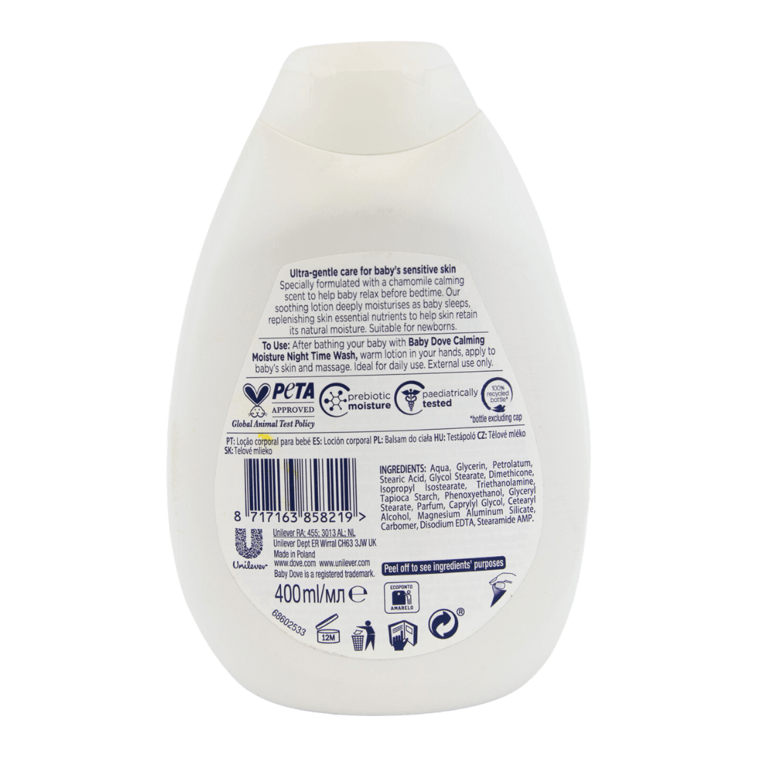 Baby Dove Night Time Lotion Warm Milk and Chamomile 400ml