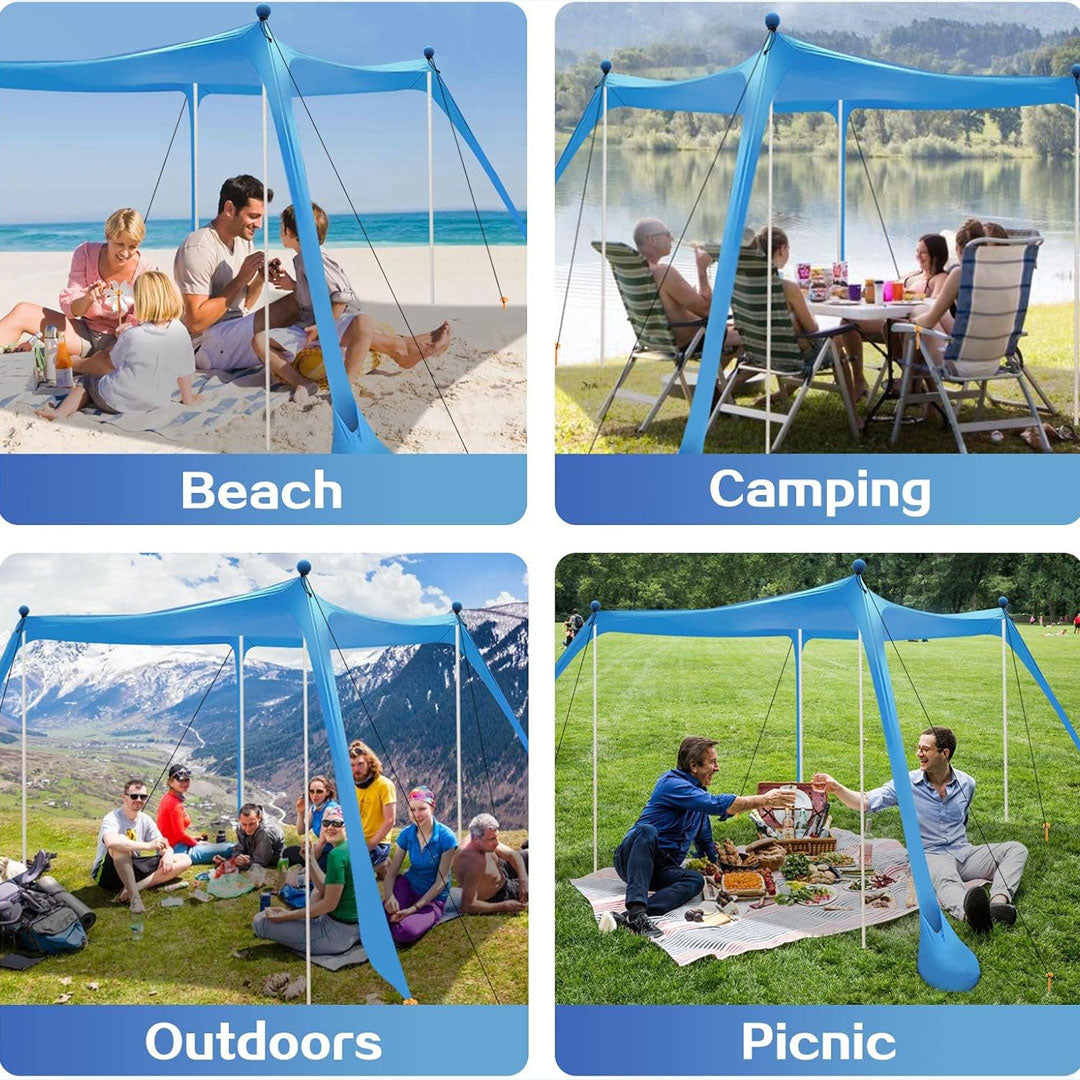 Beach Canopy Tent, Easy to Set Up, Provides 120 Sq. Ft Shade (ONLINE ONLY)