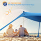 Beach Canopy Tent, Easy to Set Up, Provides 120 Sq. Ft Shade (ONLINE ONLY)