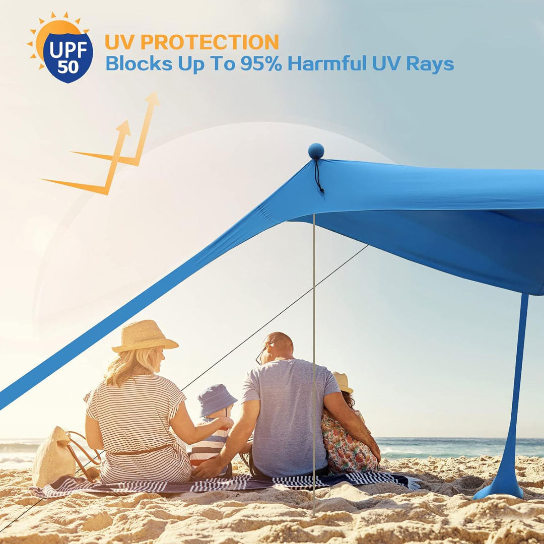 Beach Canopy Tent, Easy to Set Up, Provides 120 Sq. Ft Shade (ONLINE ONLY)