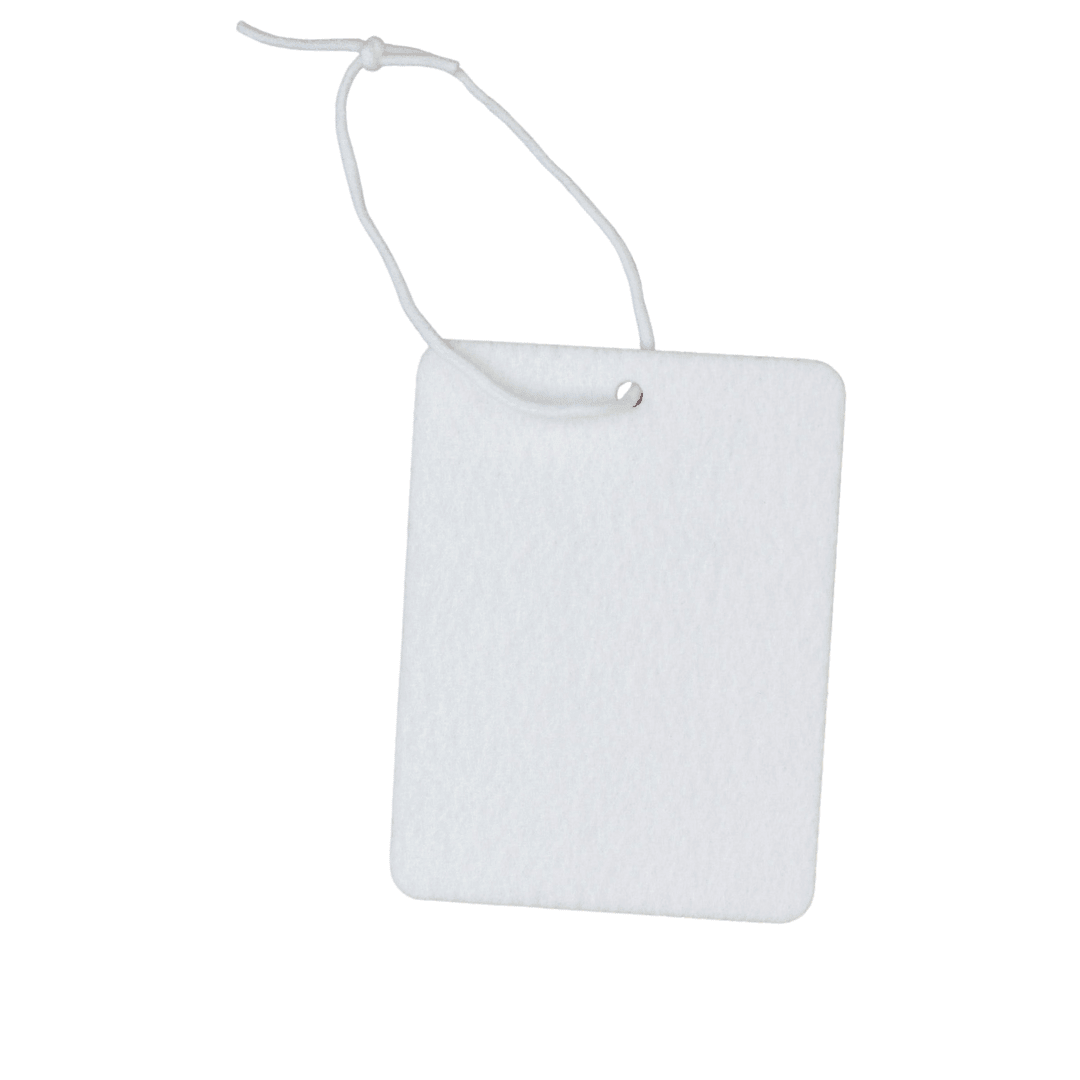 Blank White Sublimation Air Freshener, 3" x 4", 10 PACK