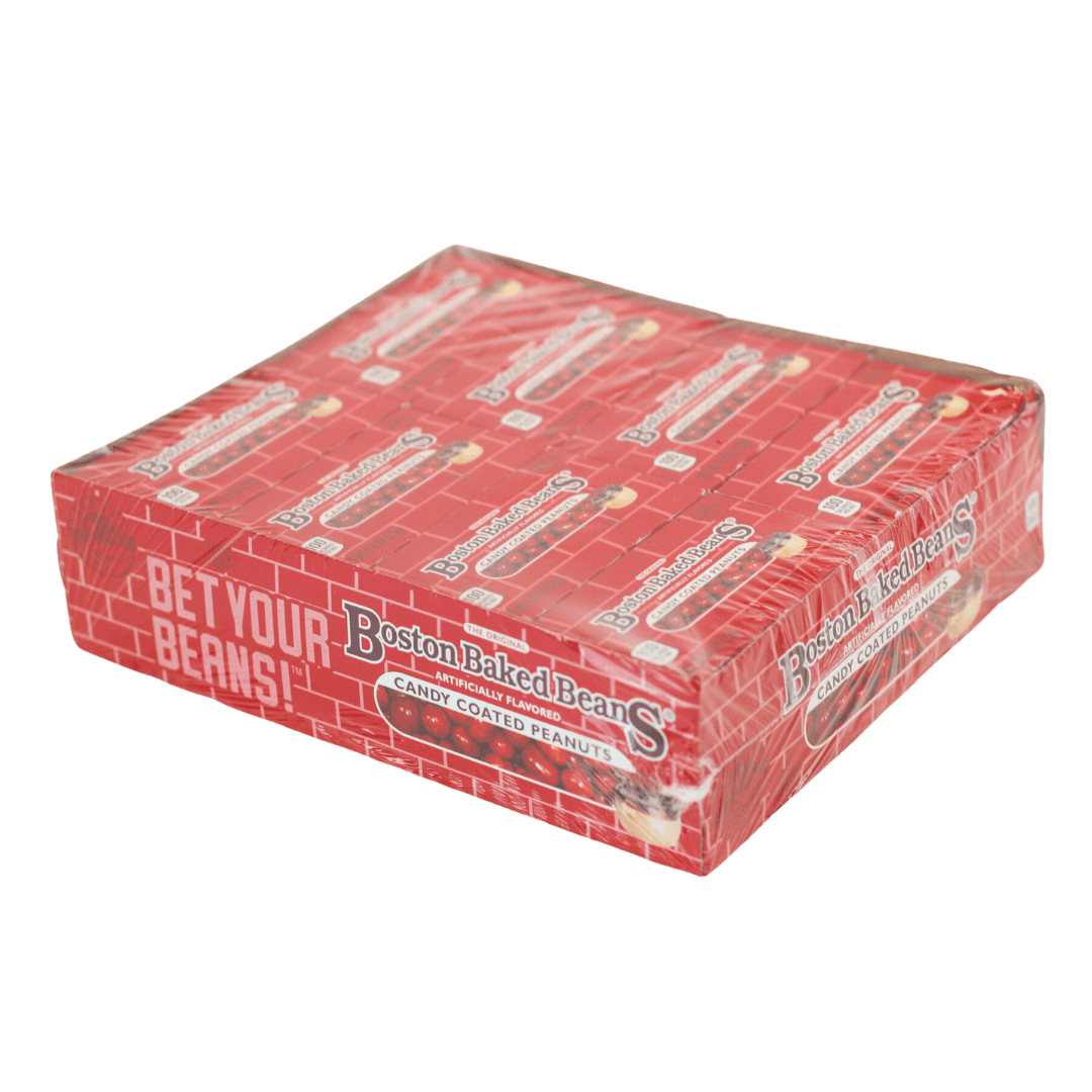 Boston Baked Beans Candy Coated Peanuts 24 Count Box-BEST BY 05/24