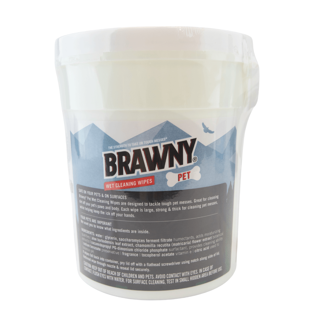 Brawny Wet Pet Cleaning Wipes 84 Count