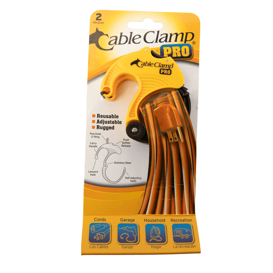 Cable Clamp Pro 2 Pack Med Yellow