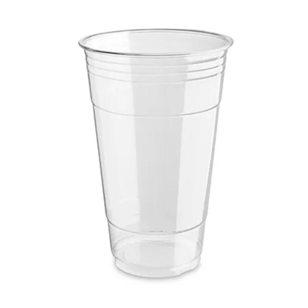 Clear Plastic Cups 32oz, 20 Count
