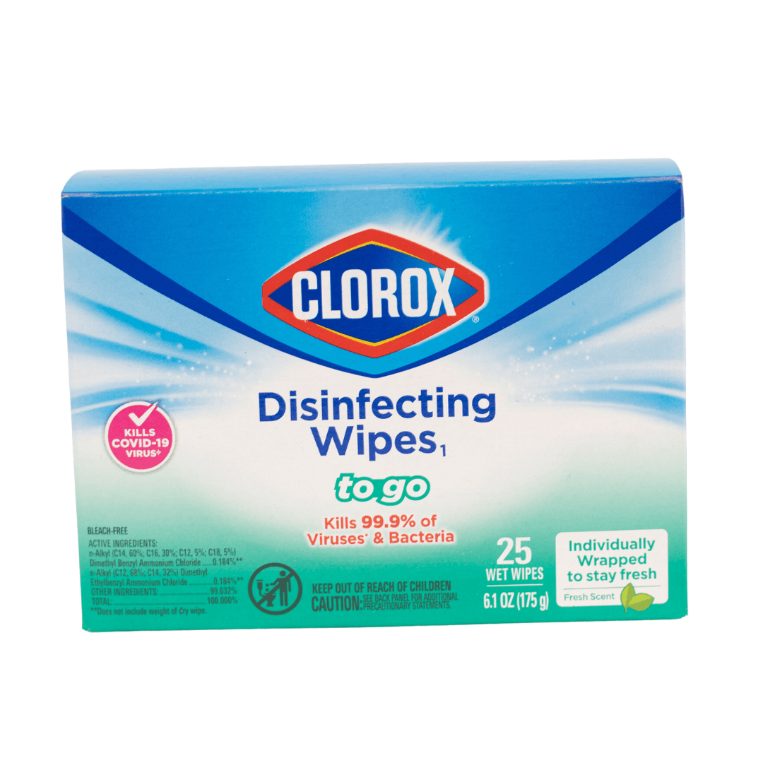 Clorox Disinfecting Wipe To Go Box 25 Count
