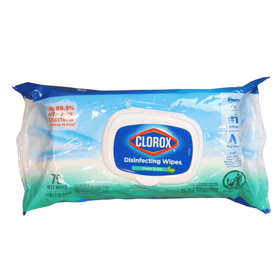 Clorox Fresh Scent Disinfecting Wipes Flex Pack 75 Count