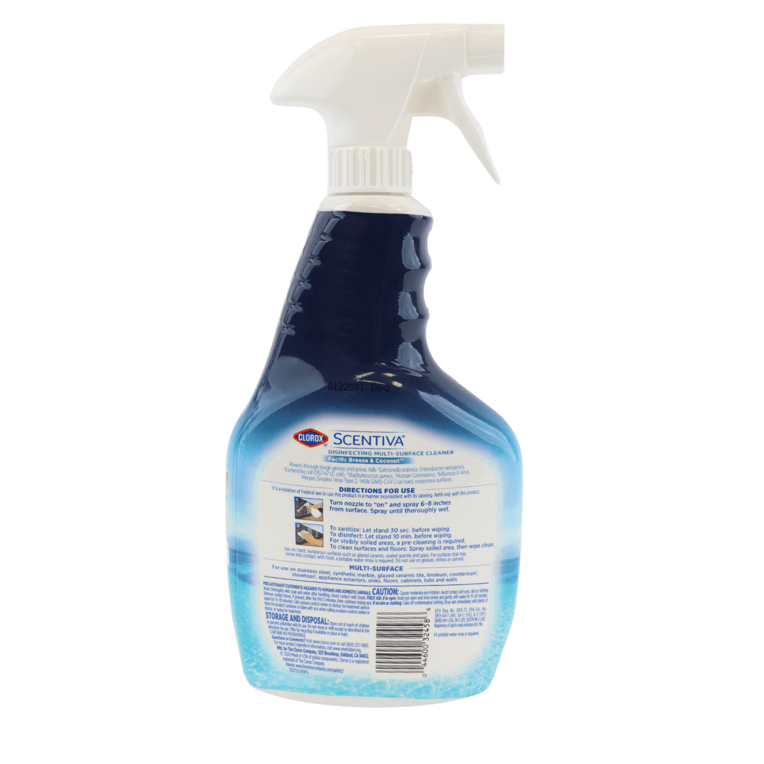 Clorox Scentiva Disinfect Multi Surface Cleaner Pacific Breeze 24oz