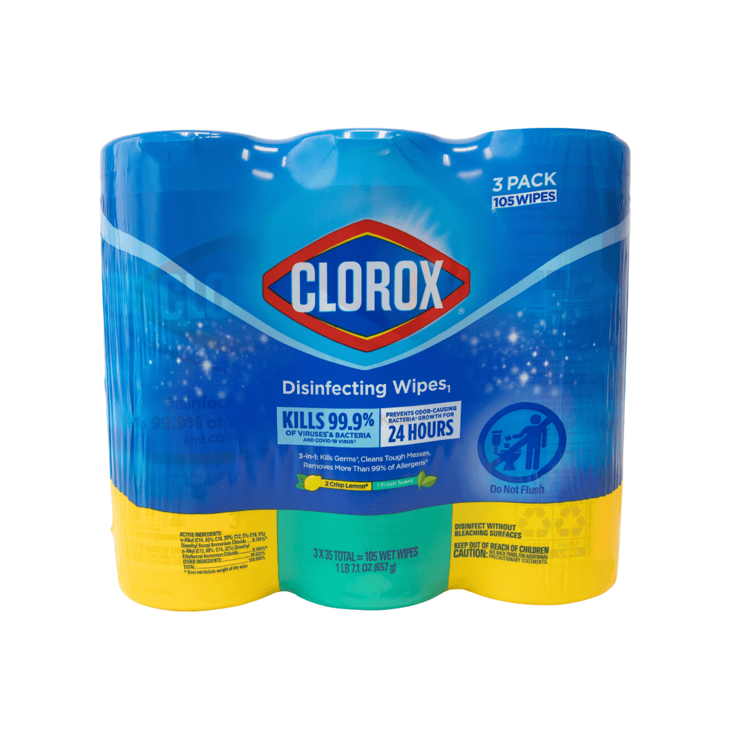 Clorox Wipes 2 Citrus Blend and 1 Fresh Scent, 75 Count, 3 Pack