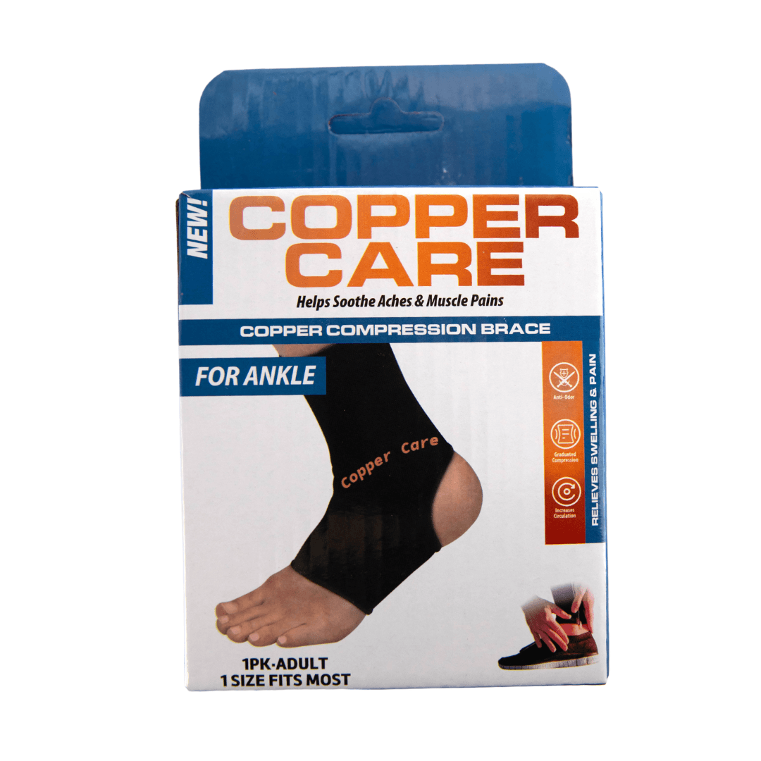 Copper Care Compression Braces Ankle, Knee, Elbow Assortment