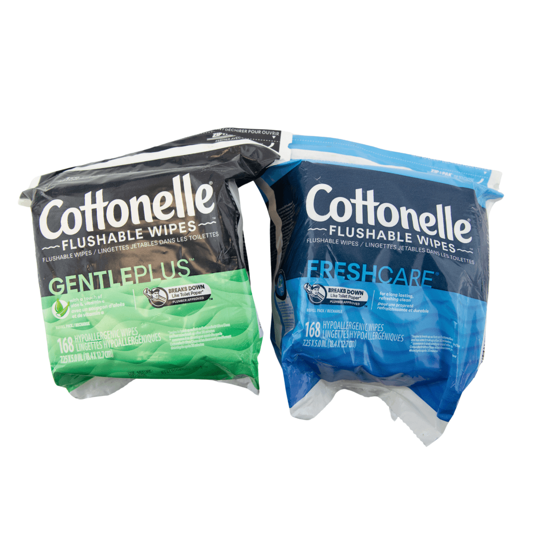 Cottonelle Flushable Wipes in Fresh Care or Gentle Plus 168 Count