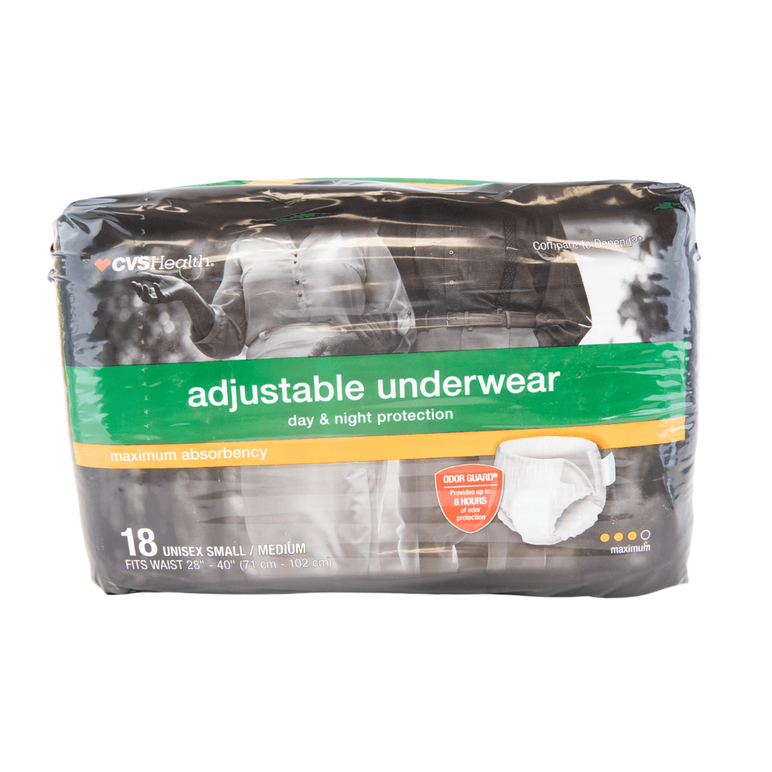 CVS Health Adjustable Underwear 18 Count