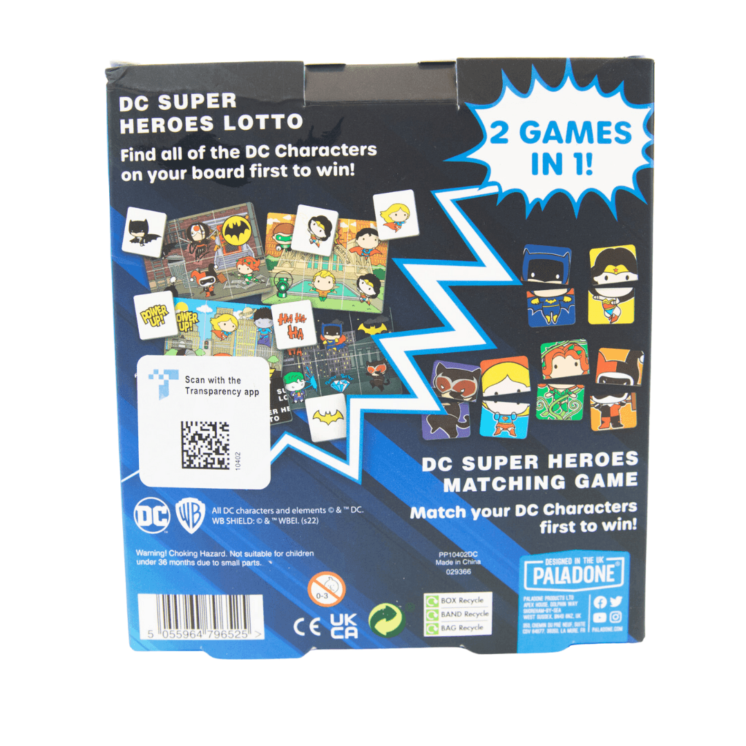 DC Super Heroes Lotto STEM Learning Game