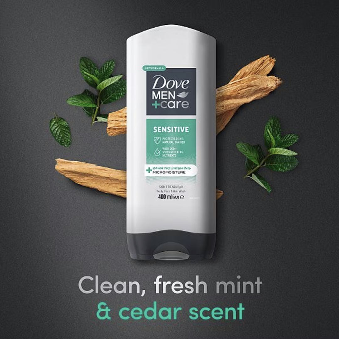Dove Men + Care Sensitive Men´s (3 in 1 Shower Gel) 400 mL