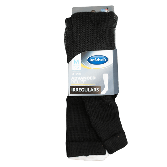 Dr. Scholl's Woman's Crew Socks Advanced Relief 2 Count