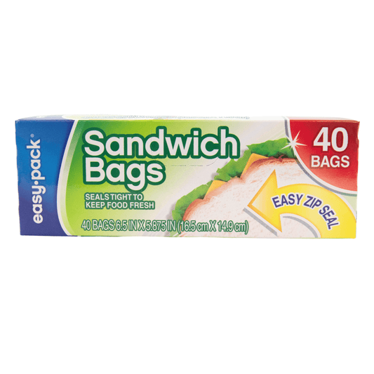 Easy Pack Sandwich Bags 40 Count