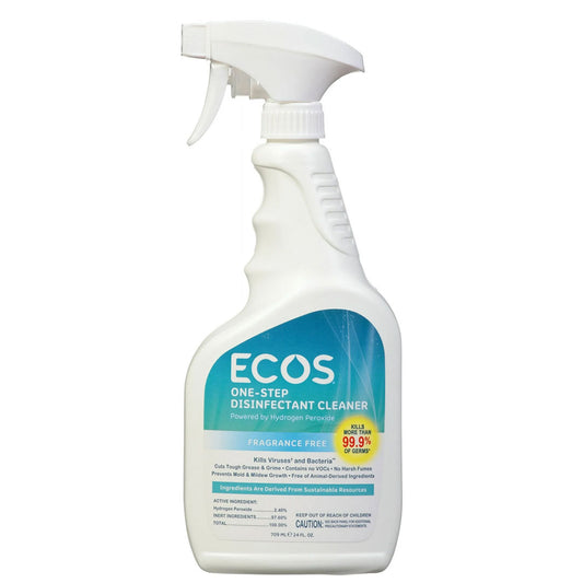 Ecos One step Disinfectant Spray Cleaner 24 oz