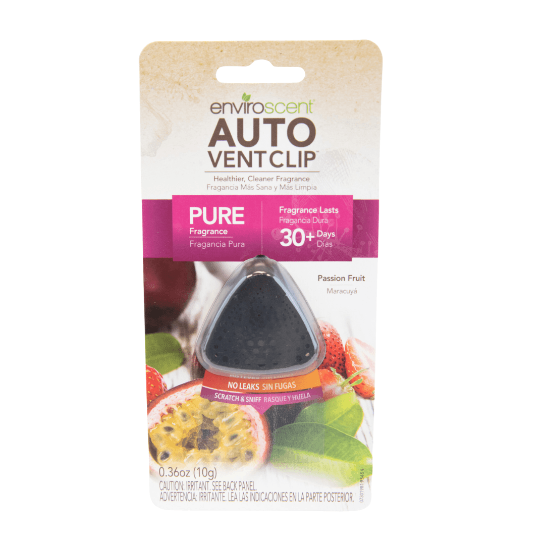 Enviroscent Island Oasis or Passion Fruit Auto Vent Clip