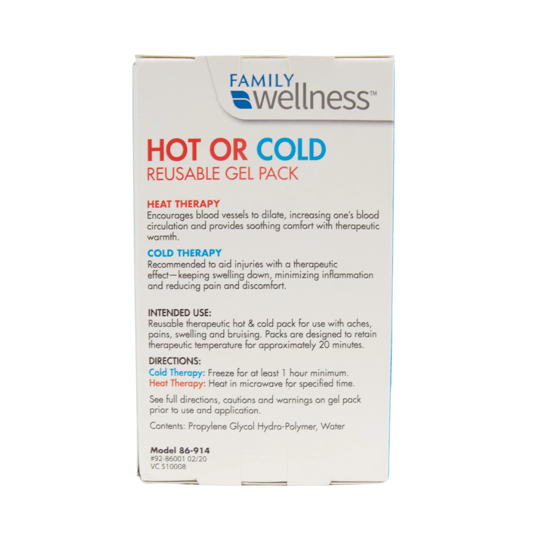 Family Wellness Hot Or Cold Reusable Gel Pack