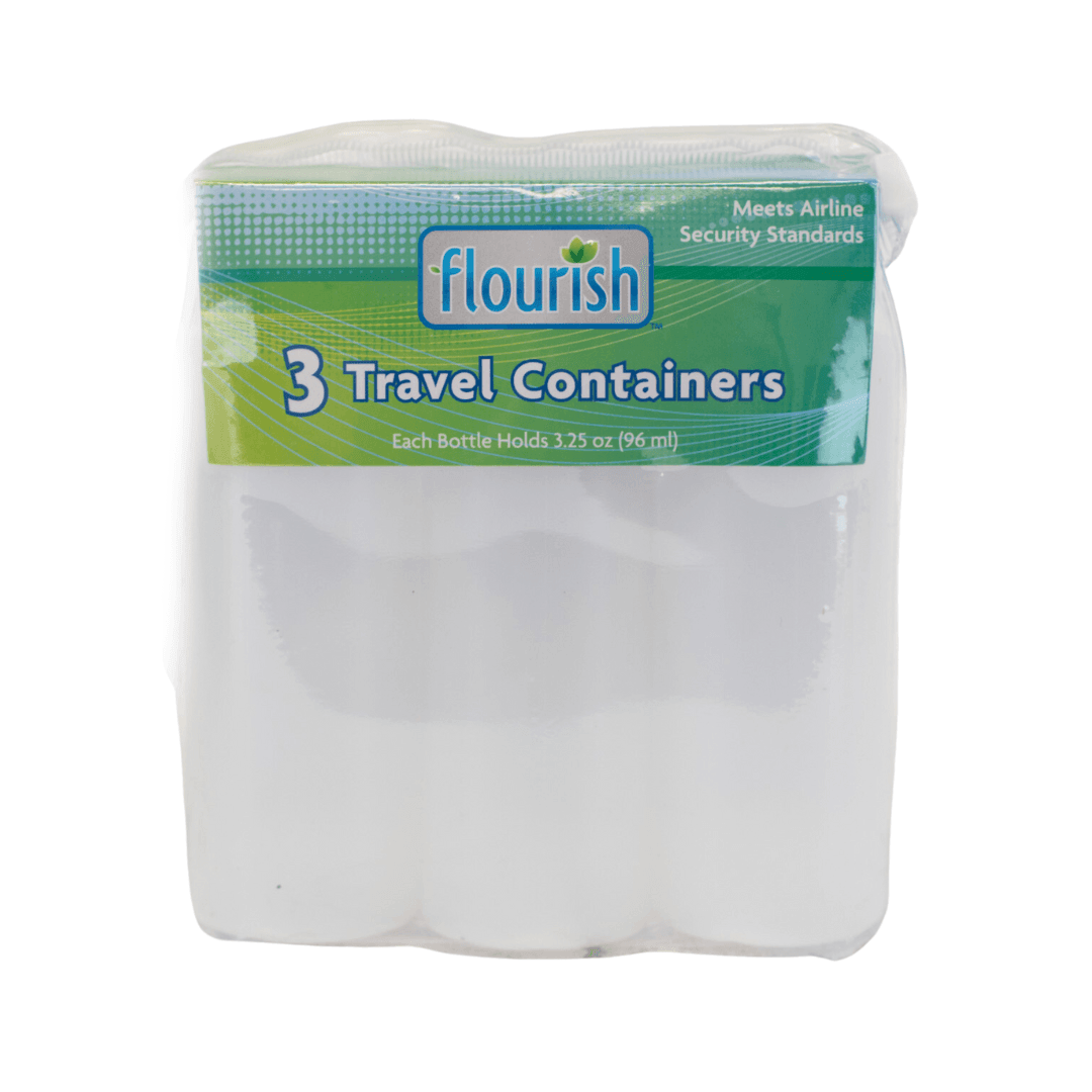 Flourish Travel Bottle Set 3 Count