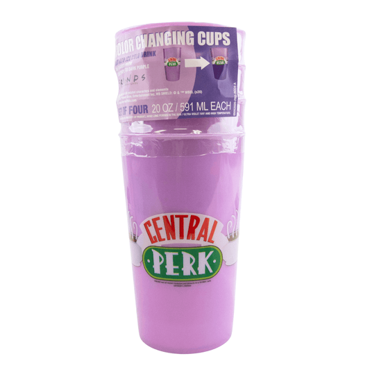 Friends TV Show Purple Color Changing Cups, 4 Count