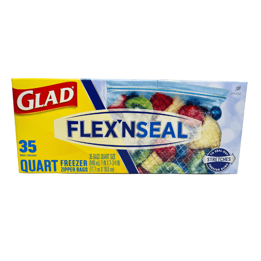 Glad Flex N Seal Quart Food Storage 35 Count Matt's Warehouse Deals