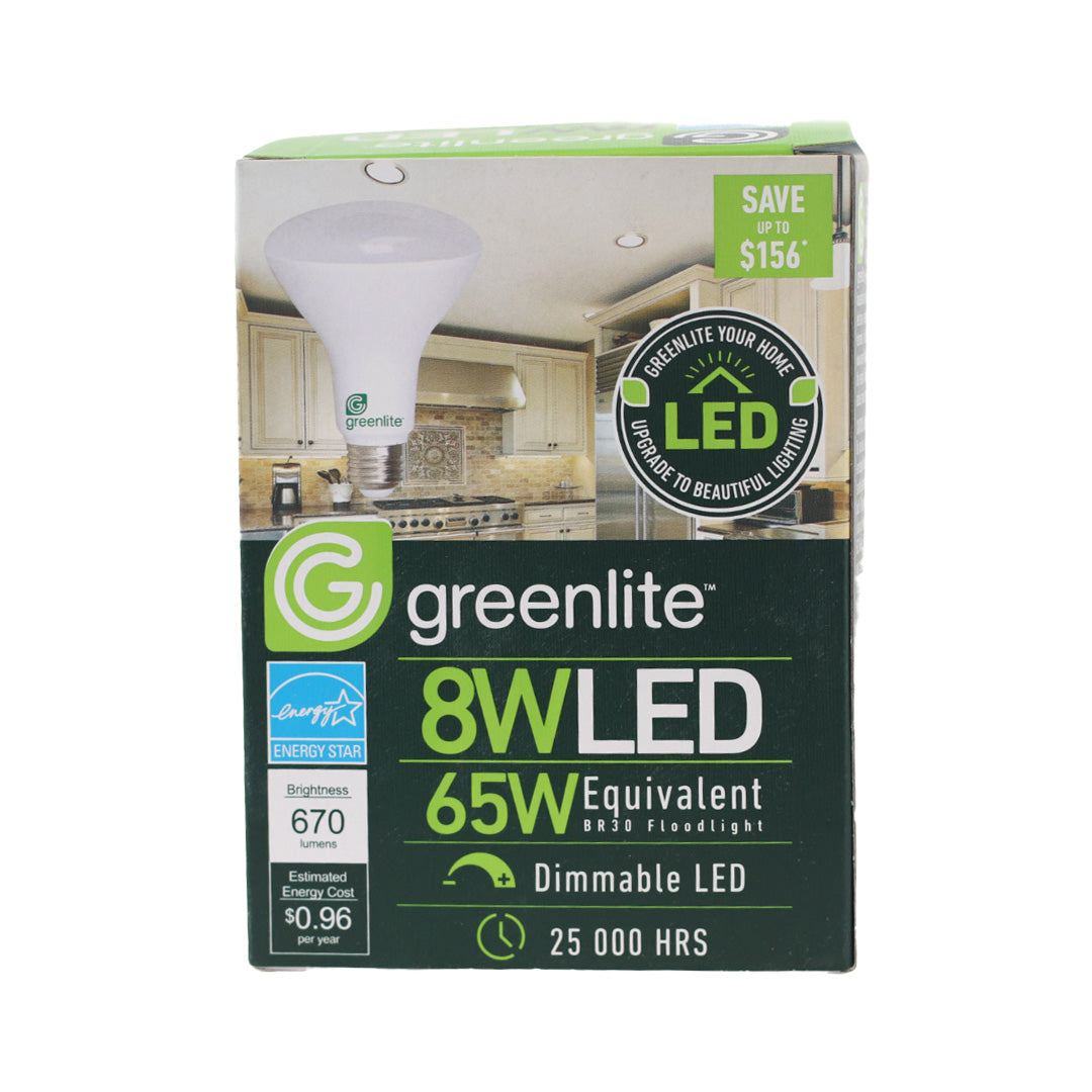 Greenlite 8W LED Flood Light Equal To 65W Bulb