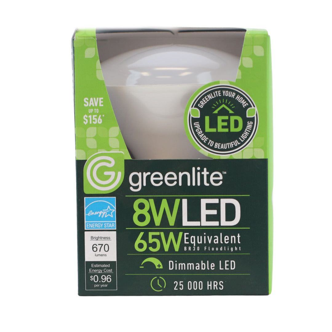 Greenlite 8W LED Flood Light Equal To 65W Bulb