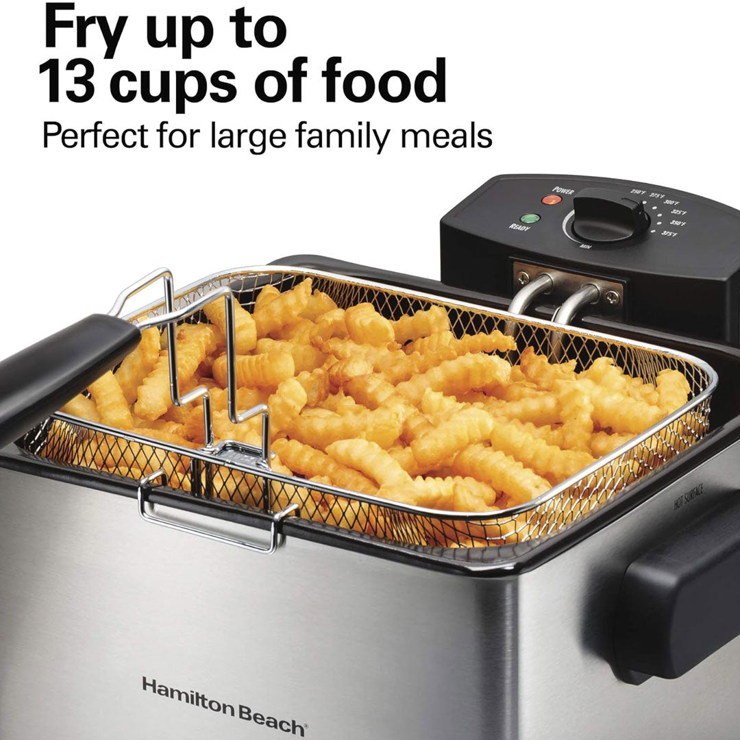 Hamilton Beach 21 Cup Oil Capacity Deep Fryer