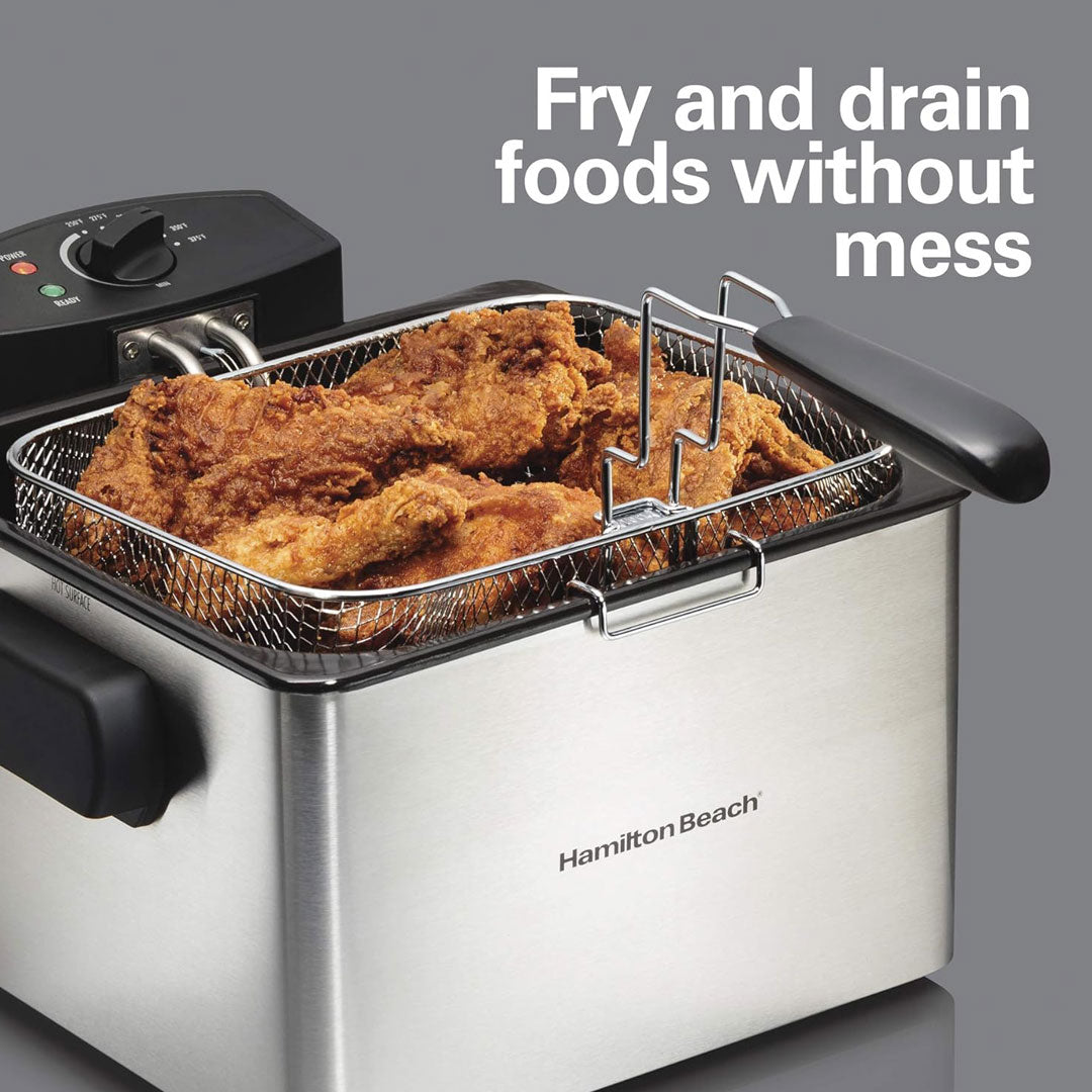 Hamilton Beach 21 Cup Oil Capacity Deep Fryer
