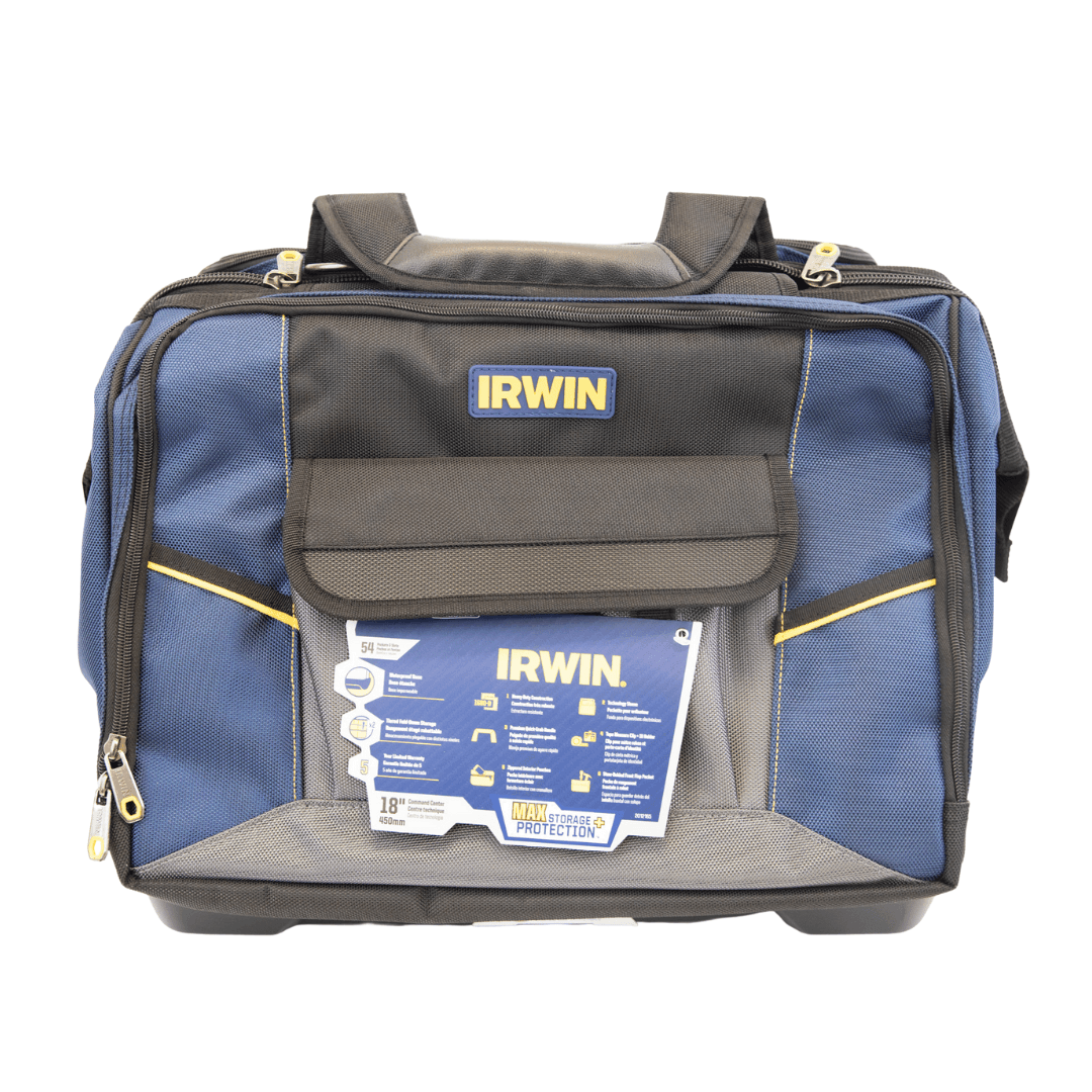 Irwin 18in. Tool Bag With 54 Pockets 13" x 17"