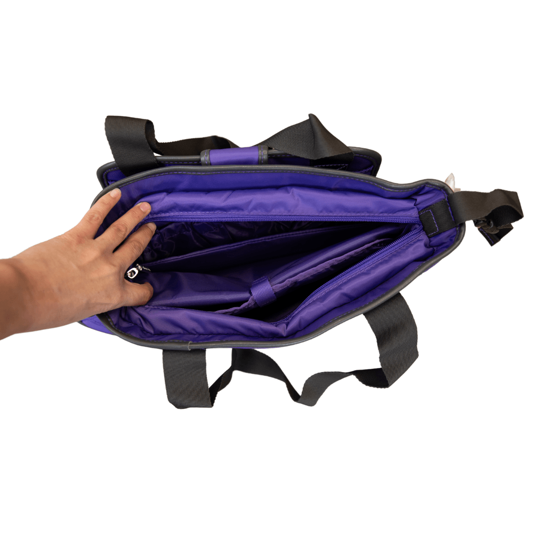 Kalencom Purple Liberty Diaper Bag 11" x 18"
