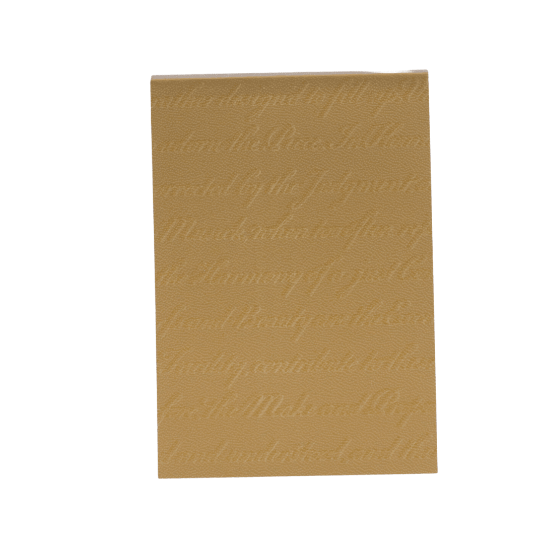 Kates Paperie Small Gold Notebook 4" x 3"