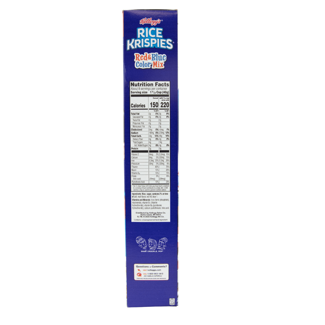 Kellogg's Rice Krispies Family Size Cereal 12oz-BEST BY 03/23/24