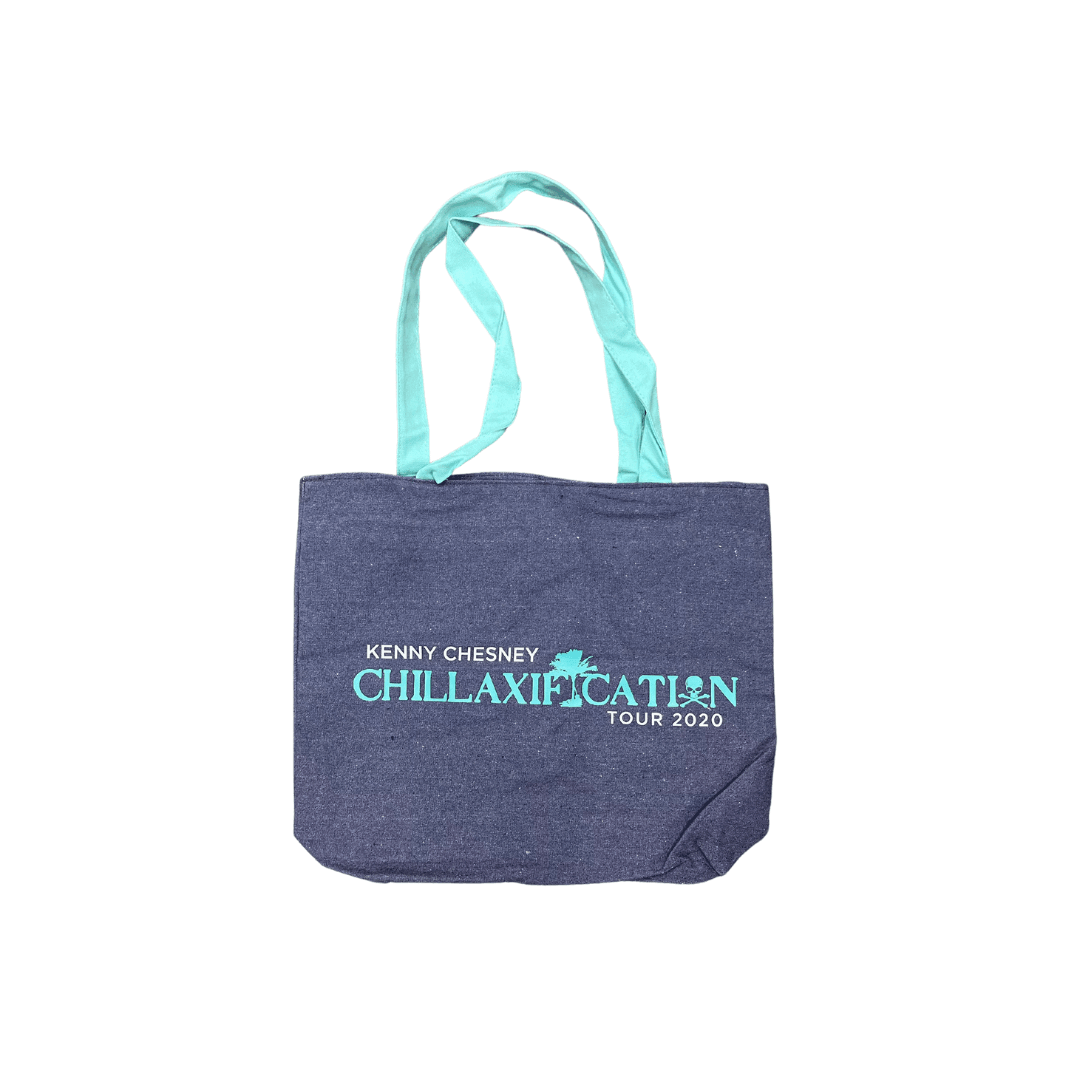 Kenny Chesney Chillaxification Tour Canvas Tote bag 14''x 15''