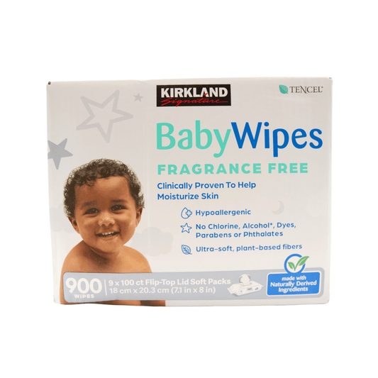 Kirkland Baby Wipes 900 Count-BEST BY 05/30/24
